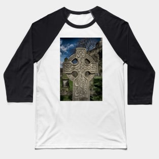 Cross in St Cuthbert's Churchyard, Edinburgh Baseball T-Shirt